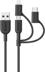 Anker Powerline II 3-in-1 Cable, Lightning/Type