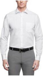 Van Heusen Men's Dress Shirt Regular Fit Poplin