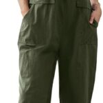 YESNO Women Long Casual Loose Bib Pants Overalls