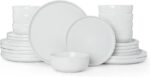 Famiware Dawn 24 Pieces Dinnerware Set, Speckled