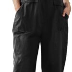 YESNO Women Long Casual Loose Bib Pants Overalls