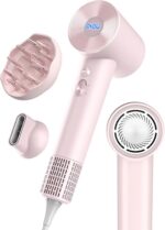 Hair Dryer with Diffuser for Curly Hair, Negative