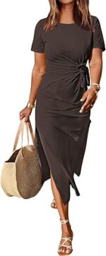 ANRABESS Women's 2025 Summer Maxi Tshirt Dress