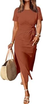 ANRABESS Women's 2025 Summer Maxi Tshirt Dress