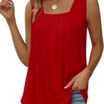 Saloogoe Summer Tank Tops for Women Loose Fit