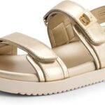 DREAM PAIRS Women's Comfortable Open Toe Flat