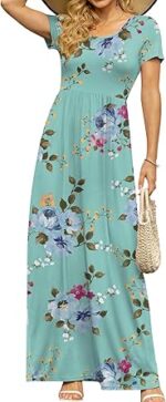 DB MOON Womens 2025 Summer Maxi Dresses Casual