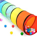 Kids Play Tunnel Tent for Toddlers, Colorful Pop