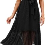 BTFBM Women Summer Bohemian Floral Casual Wrap V