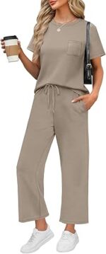 WIHOLL 2 Piece Sets for Women Casual Summer