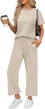 WIHOLL 2 Piece Sets for Women Casual Summer