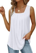 Saloogoe Summer Tank Tops for Women Loose Fit