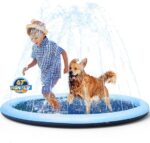 VISTOP Non-Slip Splash Pad for Kids and Dog,