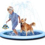 VISTOP Non-Slip Splash Pad for Kids and Dog,
