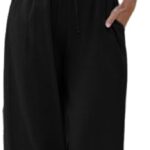 Faleave Women's Cotton Linen Summer Palazzo Pants