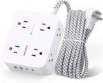 Surge Protector Power Strip - HANYCONY 8 Outlets