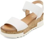 DREAM PAIRS Women's Open Toe Casual Platform