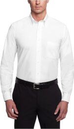 Van Heusen Men's Dress Shirt Regular Fit Oxford