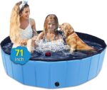 Foldable Dog Pool, 71" x 12" Large Kiddie Pool