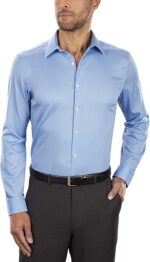Van Heusen Men's Dress Shirt Slim Fit Flex Collar
