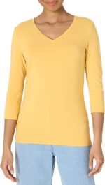 Amazon Essentials Women's Regular-Fit 3/4 Sleeve