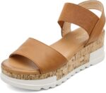 DREAM PAIRS Women's Open Toe Casual Platform