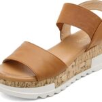 DREAM PAIRS Women's Open Toe Casual Platform