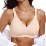 OEAK Womens Wireless Bras Push Up Support Full