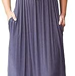 MOLERANI Women's Loose Plain Maxi Dresses Casual