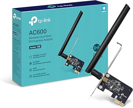 TP-Link PCIe WiFi Card AC600 for Desktop PC, Dual