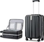 Hanke 24 Inch Checked Luggage PC Hard Shell