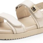 DREAM PAIRS Women's Comfortable Open Toe Flat