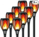 Solar Lights Outdoor - Flickering Flame,