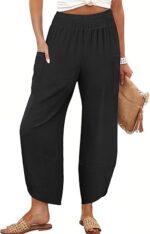 ANRABESS Womens Wide Leg Palazzo Capri Pants 2025