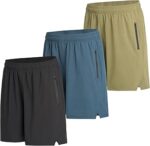 3 Pack Mens Athletic Shorts Casual Quick-Drying