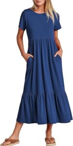 ANRABESS Womens 2025 Summer Casual Maxi Dress A