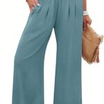 ANRABESS Womens Pants Wide Leg High Waisted