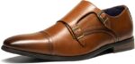Bruno Marc Men's Dress Loafer Shoes Monk Strap