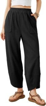 Xiaoxuemeng Womens Baggy Wide Leg Pants Casual