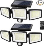 Tuffenough Solar Outdoor Lights 2500LM 210 LED