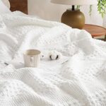 David's Home 100% Cotton Waffle Blanket Twin