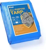 GUARD SHIELD Blue Tarp Waterproof 12x20 Feet