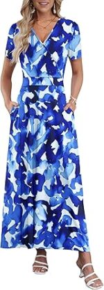AUSELILY Maxi Dresses for Women Ankle Length