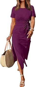 ANRABESS Women's 2025 Summer Maxi Tshirt Dress