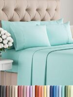 King Sheets Set 6 Piece - Includes 4 Pillowcases