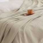 David's Home Cozy Waffle Weave Blanket Queen