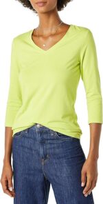 Amazon Essentials Women's Regular-Fit 3/4 Sleeve