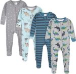 Gerber baby-boys Baby-boys 4-pack Footed
