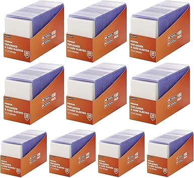 2000 Card Sleeves Top Loaders for Cards,