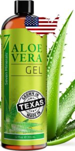 Seven Minerals Organic Aloe Vera Gel from freshly